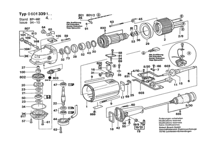 Part Location Diagram of 1604652010 Bosch Spiral Spring