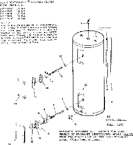 Replacement Parts Diagram and Parts List for 153314441  Kenmore Water Heater