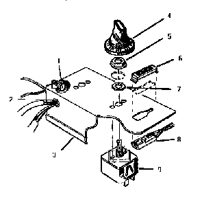 St2 And St12 Controls Diagram and Parts List for ST12  Thermador Cooktop