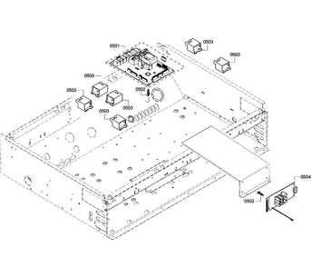 Pcb's Assy Diagram and Parts List for PRD366GHC 09 Thermador Range