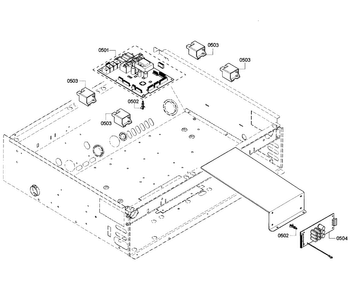 Pcb's Assy Diagram and Parts List for PRD304GHC 08 Thermador Range