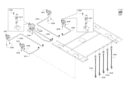 Part Location Diagram of 00631634 Bosch ELECTRODE