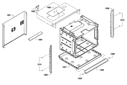 Base & Frame Diagram and Parts List for HBL5720UC 06 Bosch Microwave