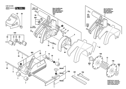 Section 2 Diagram and Parts List for GNF20CA 0601612639 Bosch Miscellaneous