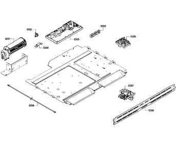 Pcb's Assy Diagram and Parts List for HBL3450UC 09 Bosch Wall Oven