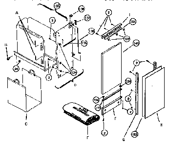 Door & Accessories Diagram and Parts List for TMC30B  Thermador Trash Compactor