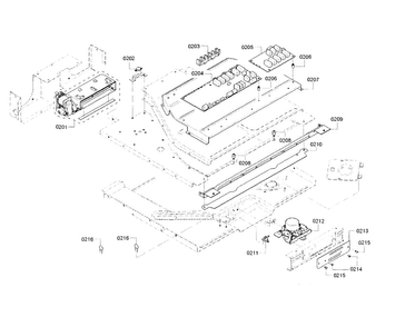 Pcb Diagram and Parts List for HBN8651UC 01 Bosch Wall Oven