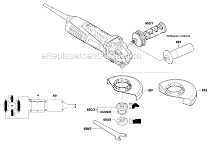 Part Location Diagram of 2602025027 Bosch Strap-Shaped Handle