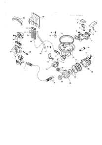 Component Assemblies Diagram and Parts List for SHU4016UC 06 Bosch Dishwasher