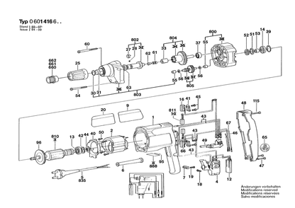 Part Location Diagram of 2604220427 Bosch Field  100v