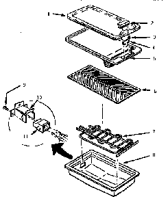 Part Location Diagram of 14-41-613A Bosch Book, care and use