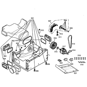 Part Location Diagram of 00162637 Bosch HOLDER