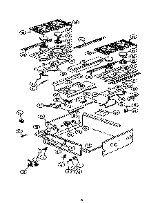 Page 5 Diagram and Parts List for PRSE304S  Thermador Range