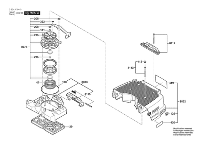 Part Location Diagram of 2609200482 Bosch Tool O-RING