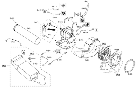 Motor/heater Diagram and Parts List for WTMC8321US 05 Bosch Dryer