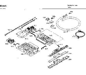 Part Location Diagram of 11026375 Bosch OPERATING MODULE
