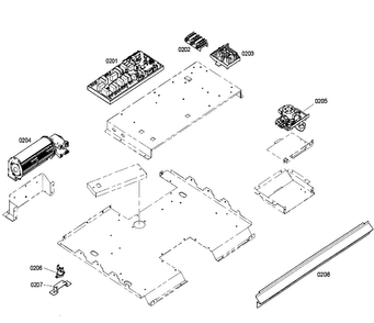 Pcb Diagram and Parts List for HBN5660UC 01 Bosch Wall Oven