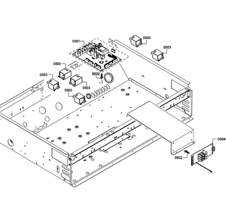 Pcb's Assy Diagram and Parts List for PRD366GHU 07 Thermador Range