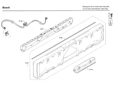 Part Location Diagram of 00311581 Bosch CLEANER