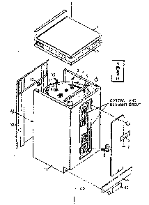 Replacement Parts Diagram and Parts List for 153314310  Kenmore Water Heater