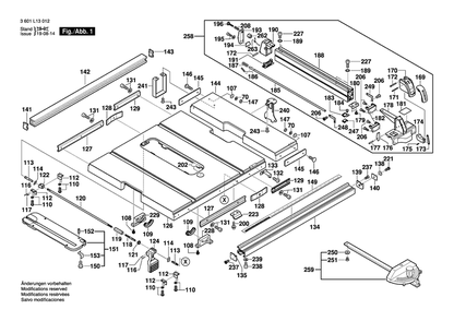 Part Location Diagram of 1600A00J57 Bosch Tool SPRING