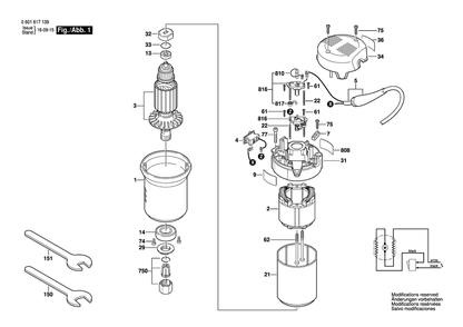 Part Location Diagram of 2610956672 Bosch Tool COLLET