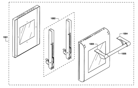 Small Door Diagram and Parts List for PRD486EDPG 01 Thermador Range