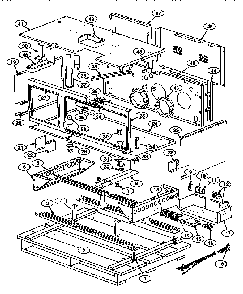 Pallet Diagram and Parts List for PRSE48-4GG  Thermador Range