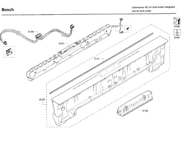 Part Location Diagram of 11019240 Bosch OPERATING MODULE