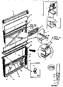 Section 3 Diagram and Parts List for SGCV36G02  Thermador Cooktop
