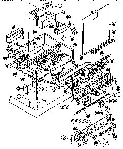Control Panel Diagram and Parts List for ESC-30  Thermador Range