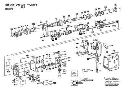 Part Location Diagram of 1613421000 Bosch Countersunk-Head Screw
