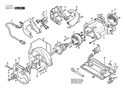 Part Location Diagram of 2610914059 Bosch Auxiliary handle
