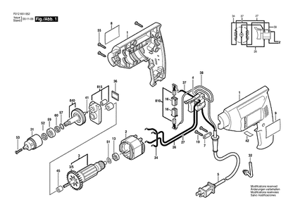 Part Location Diagram of 2610351010 Bosch Key