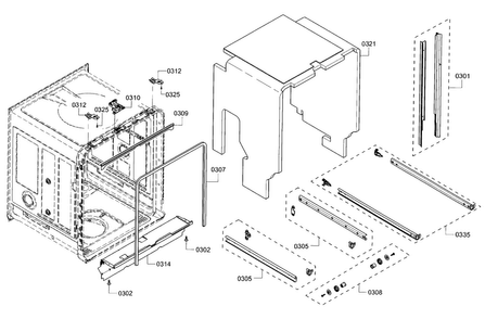 Part Location Diagram of 00744815 Bosch RAIL