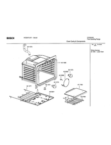 Part Location Diagram of 00498349 Bosch CABLE HARNESS