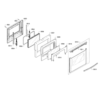 Part Location Diagram of 00648843 Bosch HINGE
