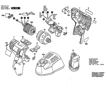 Part Location Diagram of 2609134559 Bosch Tool NAMEPLATE