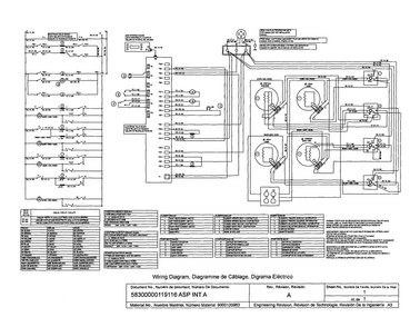 Wiring Diagram and Parts List for HES5022U 01 Bosch Range