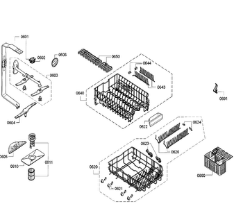 Part Location Diagram of 00635884 Bosch CLIP