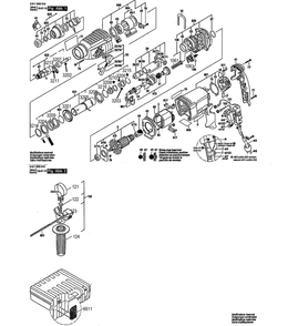 Part Location Diagram of 16170006DX Bosch Tool FLANGE