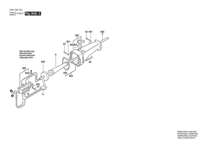 Section 2 Diagram and Parts List for GGS16 0601209139 Bosch Sander Grinder