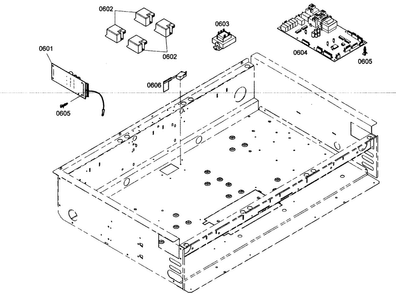 Control Assy Diagram and Parts List for PRL364EDH03  Thermador Range