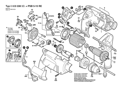 Part Location Diagram of 2601119620 Bosch Marking Plate