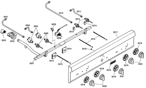Part Location Diagram of 00609098 Bosch KNOB