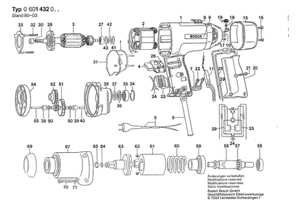 Part Location Diagram of 2600300043 Bosch Bushing