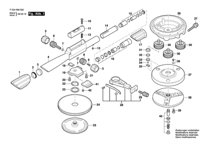 Part Location Diagram of 2610A02731 Bosch Tool BASE COVER$ 8824N (SP)