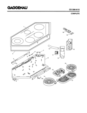 01 - COMPLETE Diagram and Parts List for CK596-615  Bosch Range