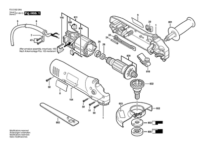 Part Location Diagram of 1601118C35 Bosch Reference plate
