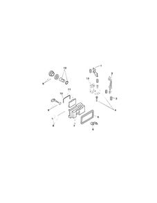 Dispenser Diagram and Parts List for SMU2042UC 13 Bosch Dishwasher